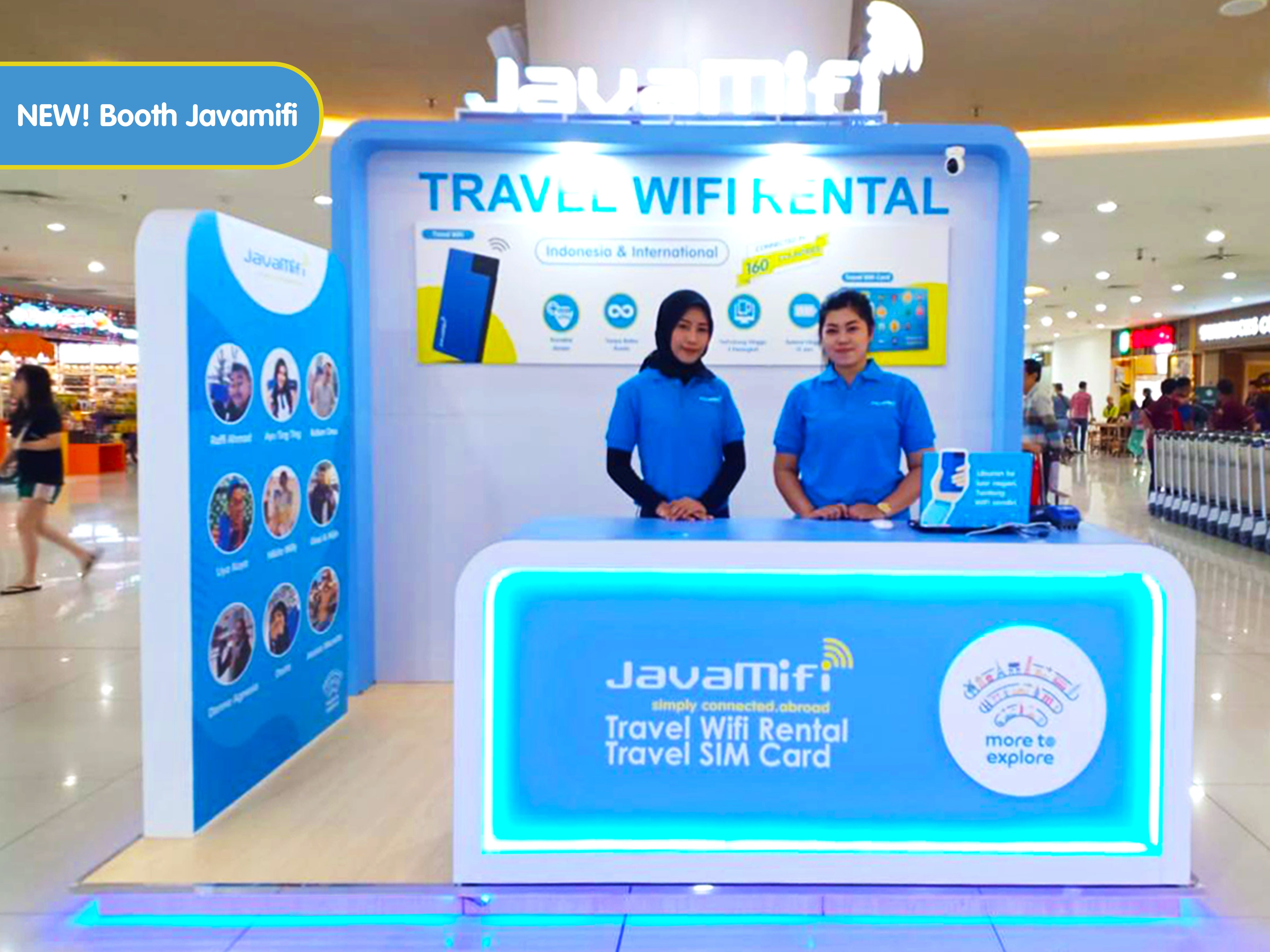 Booth JavaMifi Kini Ada di Juanda International Airport
