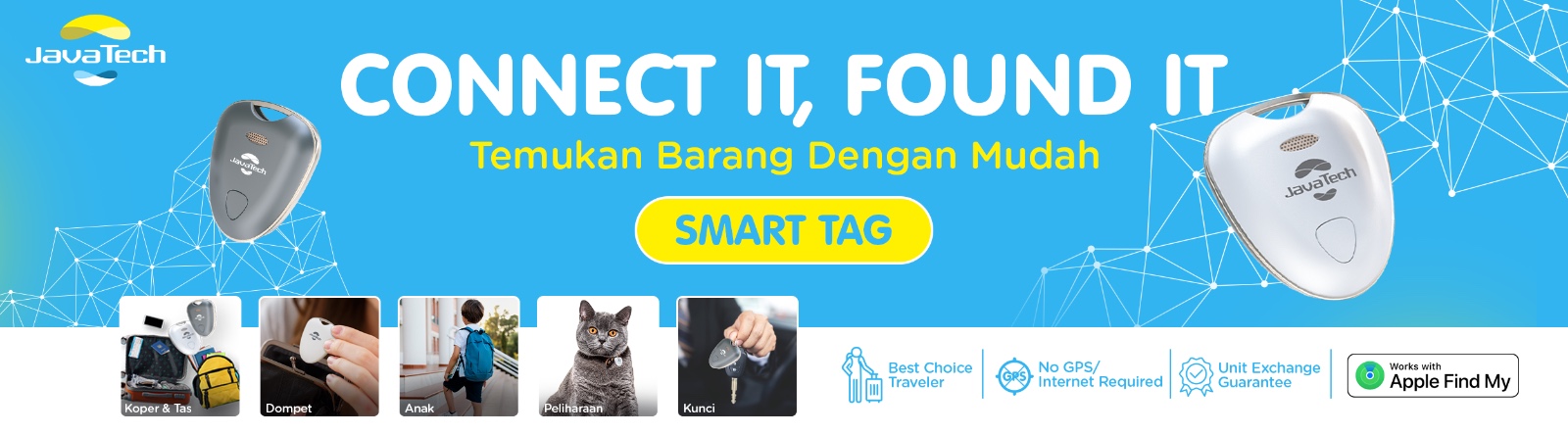 Ini Dia Alat Pelacak Canggih dari Smart Tag Javatech , Simak 4 Keunggulannya !