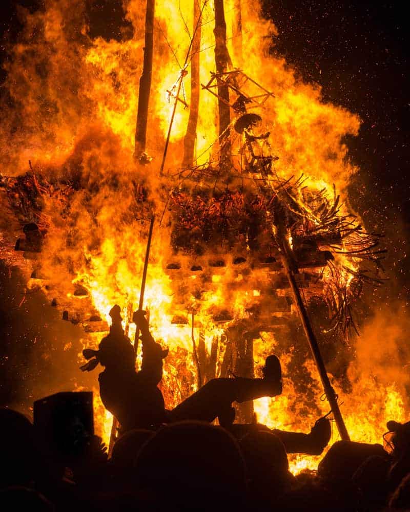 Nozawa Onsen Fire Festival (Nagano)