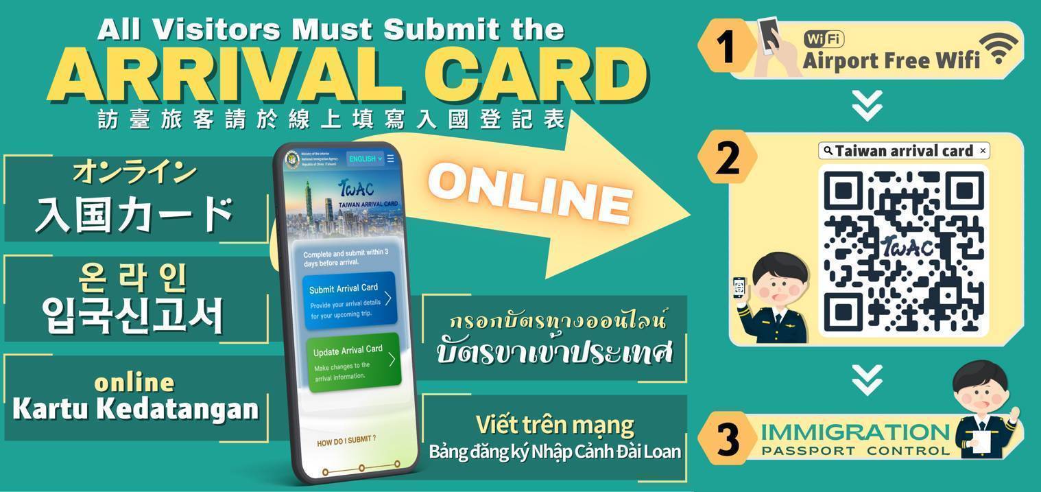 Taiwan Terapkan Arrival Card Online 2025: Panduan Lengkap untuk Traveler