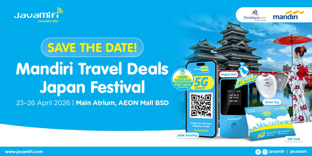Dapatkan Cahsback Hingga Jutaan Rupiah Di Mandiri Travel Deals Japan Festival 2026
